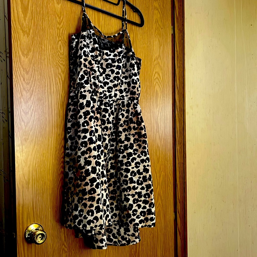 Light weight cheetah print dress